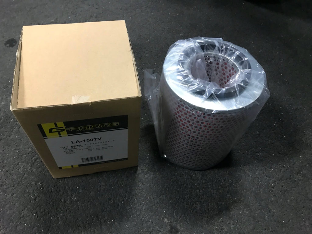 購入したエアクリーナー