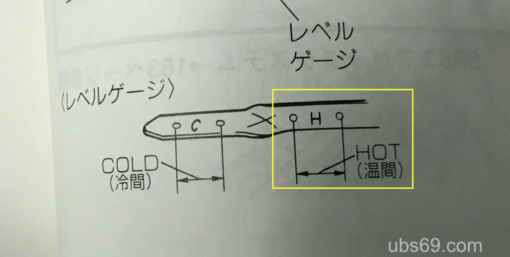 オートマオイルゲージ