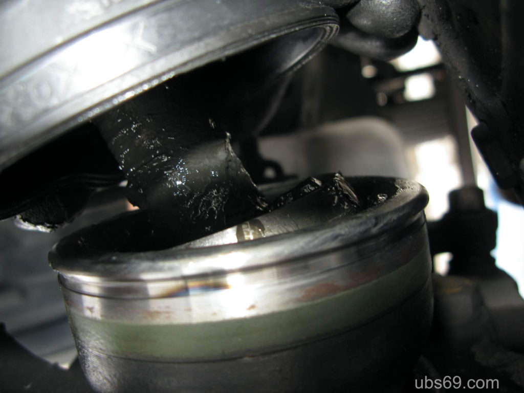 ブーツの中の様子